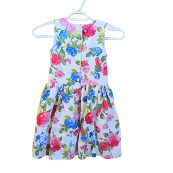 Carter's Girl's Size 7 Floral Print Dress w/ Built in Slip - Picture 5 of 12